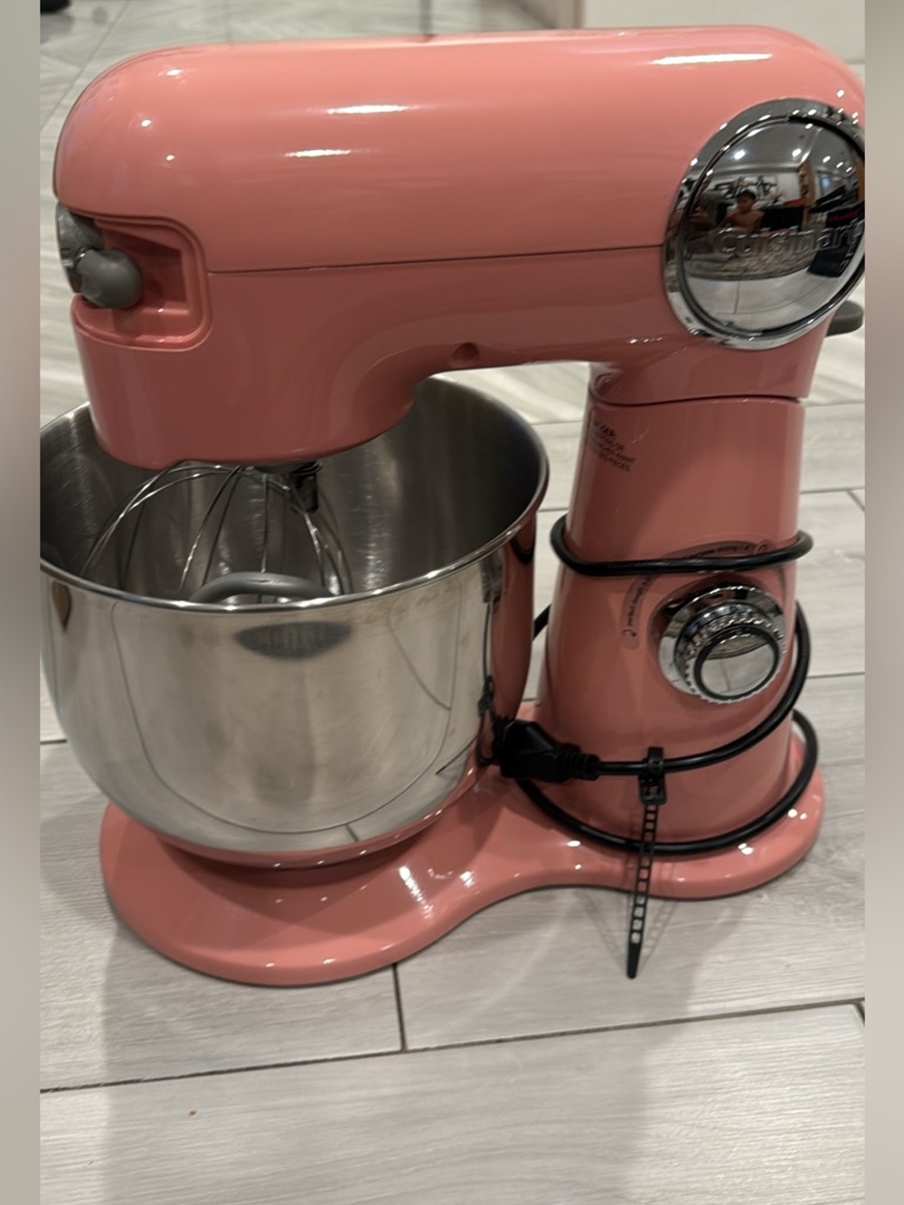 Cuisinart Retro Pink Stand Mixer with Stainless Bowl
